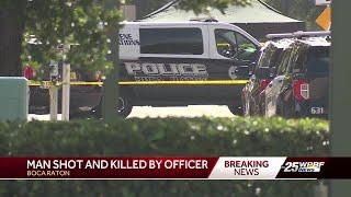 1 dead following shooting involving police officer in Boca Raton