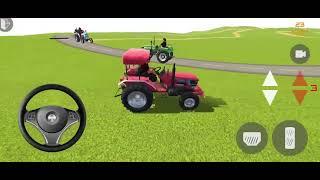 MAHINDRA TRACTOR KA POWER MATTI LODING TOCHAN TRACTOR 3DX JCB INDIA GAME #youtubevideo