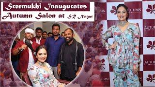 Autumn Salon 2nd branch Launch by Actress Sreemukhi At SR Nagar | Hybiz tv