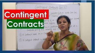 "Contingent Contracts & It's Features" in Law Subject By Dr.Devika Bhatnagar