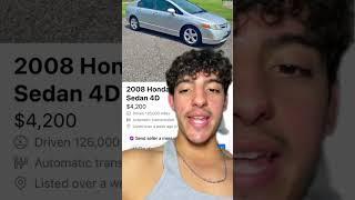 Buying a car on facebook marketplace #ajbaron #lifemethod #lifemaxxing #cheapcarsforteens #cars