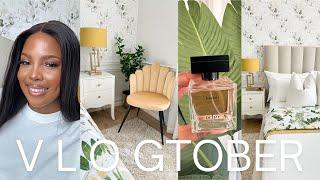 EPISODE 1 VLOGTOBER || LET’S FURNISH & DECORATE MY GUEST BEDROOM || LECRUESET GIVEAWAY