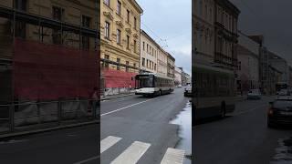 PILSEN | City trolleybus  at Tylova street - 4K #trolleybus