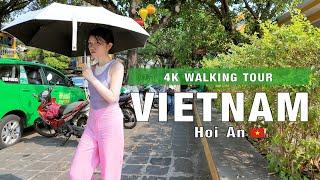 Hoi An, Vietnam | City Walk | Walking Tour of Market & Tourist Area | 4K 60fps