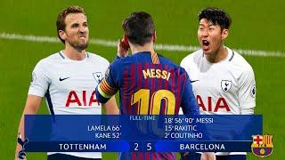 Harry Kane and Heung-Min Son will never forget Lionel Messi's performance in this match