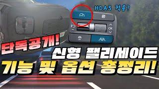 팰리세이드 풀체인지 LX3에 적용될 기능 및 옵션 정리해봤습니다 