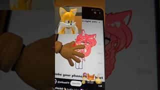 Tails x Gacha life girl kill #funny #animation #memes