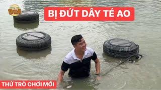 Khương Dừa thử trò chơi mới cho Quán Ăn Hai Bống Có Ô bị sự cố rớt ao