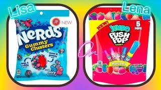 Lisa or Lena Candy, Chocolate, Jelly, Snacks  #lisa #lena #lisaandlena #viral #trending