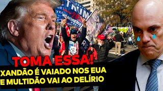 AGORA: Xandão é vaiado por Trump no Congresso Americano e público vai ao delírio! Imperdível