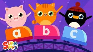 The Alphabet Swing (lowercase) | ABC Song for Kids | Super Simple ABCs