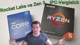 INTEL Core i5-11600K* vs AMD RYZEN 5 5600X - Welcher Prozessor ist bei gleichem CPU-Takt schneller?