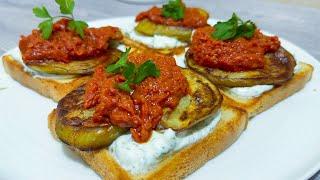 They are so delicious that you can cook them every day! Quick and easy eggplant recipe!