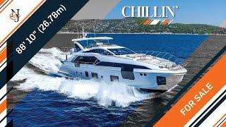 M/Y CHILLIN' for Sale | 88’ (26.78m) Azimut Yacht