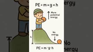 Gravitational Potential Energy #Physics #ScienceShorts #QuickPhysics