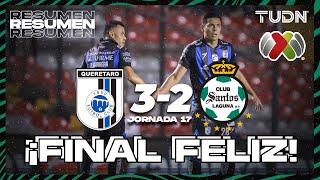 HIGHLIGHTS | Querétaro 3-2 Santos | Liga Mx -AP2024 - J17 | TUDN