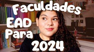 Faculdades EAD Para 2024 - Instituições bem recomendadas