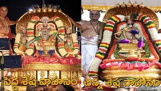 Tirumala Navaratri Brahmotsavam 2024 Pedda Sesha Vahanam And Chinna Sesha Vahanam