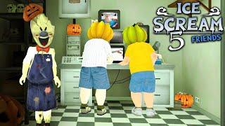 Ice Scream 5 Halloween Mod With Spooky Ending | Ice Scream 5