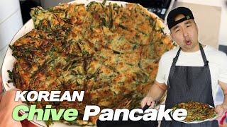 Korean Chive Pancake | Learn How to Flip the Pancake