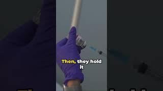 The Syringe Flick Mystery Revealed! ️‍️ Unraveling Doctor's Secret Technique #shorts