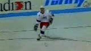 Selänne goal celebration.