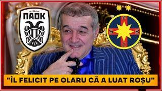 Gigi Becali, DISCURS EXUBERANT dupa PAOK - FCSB 0-1: "AM BIRUIT FAMILIA LUCESCU"