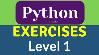 Python challenging programming exercises | Level 1 | learning python #shorts #python3