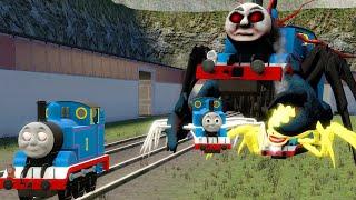 Building a Thomas Train Chased By Cursed Thomas Train, Thomas Eater and Friends in Garry's Mod!!