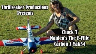 E Flite Carbon Z Yak54 Maiden with ChuckT