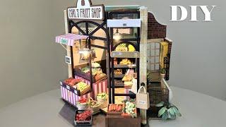 DIY Miniature Dollhouse Crafts Happy Corner Carl's Fruit Shop Relaxing Satisfying Video