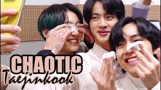 Taejinkook : The most chaotic trio (BTS' Taehyung, Jin and Jungkook)