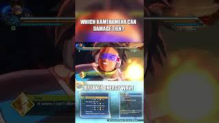 WHICH KAMEHAMEHA CAN DAMAGE TIEN?