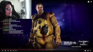 All Springtrap voice lines on Dead by Daylight REACTION