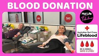 Donating Blood ~ Australian Red Cross Lifeblood