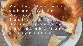 Mascarpone-Blaubeer-Blätterteig-Kuchen - Einfach lecker, lecker einfach und ganz ohne Schnickschnack