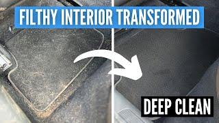 Filthy Interior Deep Clean | Interior Car Detailing Transformation