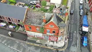 Liverpool abandoned ~The Sefton Arms Pub, Kirkdale ~ 4K Drone & iPhone