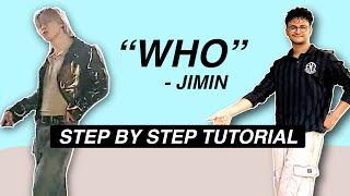 지민 (Jimin) 'Who' *EASY DANCE TUTORIAL* (Beginner Friendly)