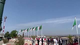 Algerian Air Force fighter jets passing by the president's welcoming ceremony 23/06/2022