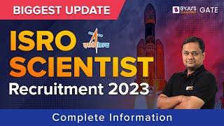 ISRO Scientist Recruitment 2023 | ISRO NOTIFICATION 2023 | ISRO 2023 Exam Vacancy for Civil Engineer