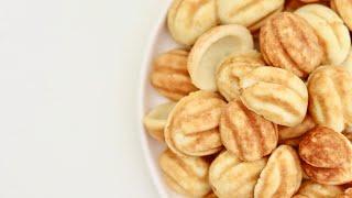 Walnut-Shaped Cookies with Sweetened Condensed Milk Filling | Step by Step Instruction