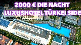 Mega five star hotels by drone from Kumköy towards Titrengöl