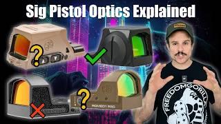 Sig Pistol Red Dot Optics Explained