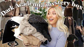 I bought a dark academia thrift store mystery box and loved everything!!  THRIFTING TIKTOK TRENDS