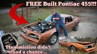 Putting a BUILT Pontiac 455 in the FIELD FIND Firebird! Rescue [EP.5]