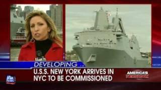 USS NEW YORK ARRIVES IN NYC