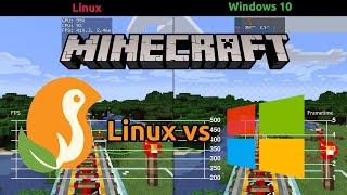 Minecraft Benchmark - Linux vs Windows