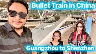 China Tour #Bullet Train # Guangzhou to Shenzhen# High Speed Train# Guangzhou South Railway Station#