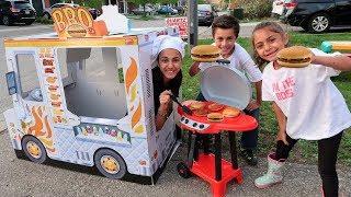 Kids Play Cooking with BBQ Grill Toy